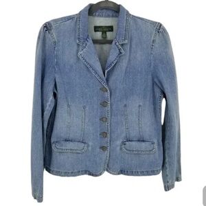 Denim blazer jacket